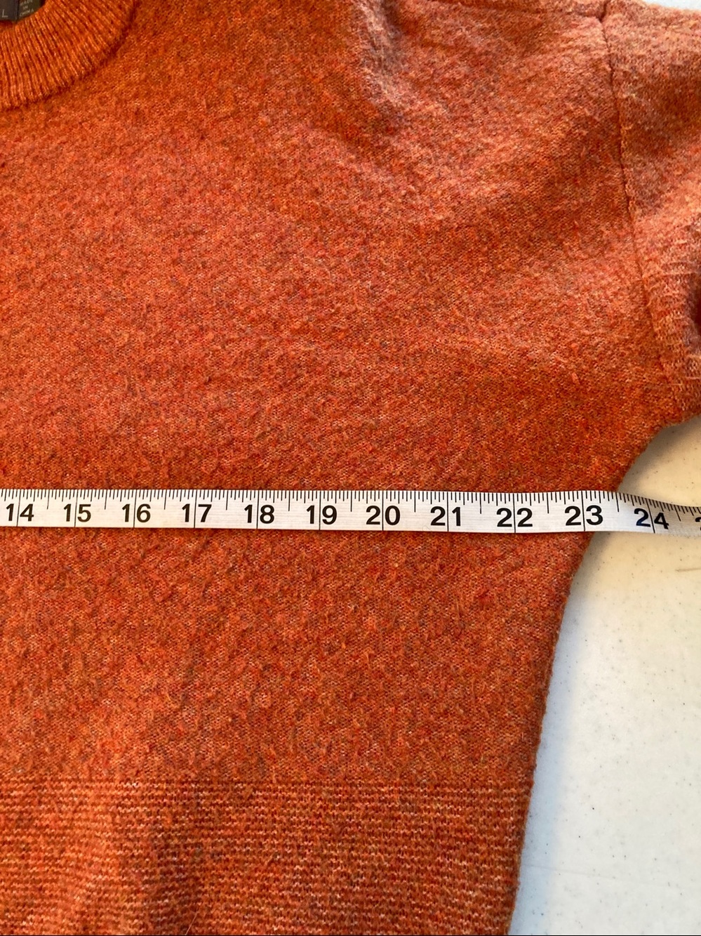 prAna Autumn Orange Crewneck Sweater - Picture 6 of 7